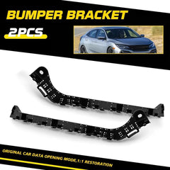 Bumper Bracket Set For 2016 2017 2018 19 20 2021 Honda Civic Rear LH&RH Side EOA 6B93BC-57 [1]
