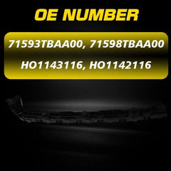 Bumper Bracket Set For 2016 2017 2018 19 20 2021 Honda Civic Rear LH&RH Side EOA 6B93BC-57 [3]