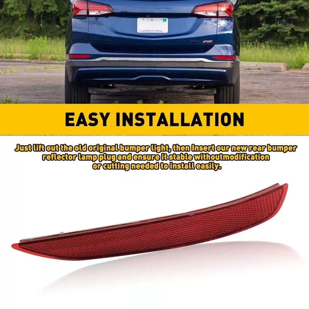 Bumper Reflector For 2018 2019 2020 Chevrolet Equinox Rear Passenger Right Side 6B93BC-57 [8]
