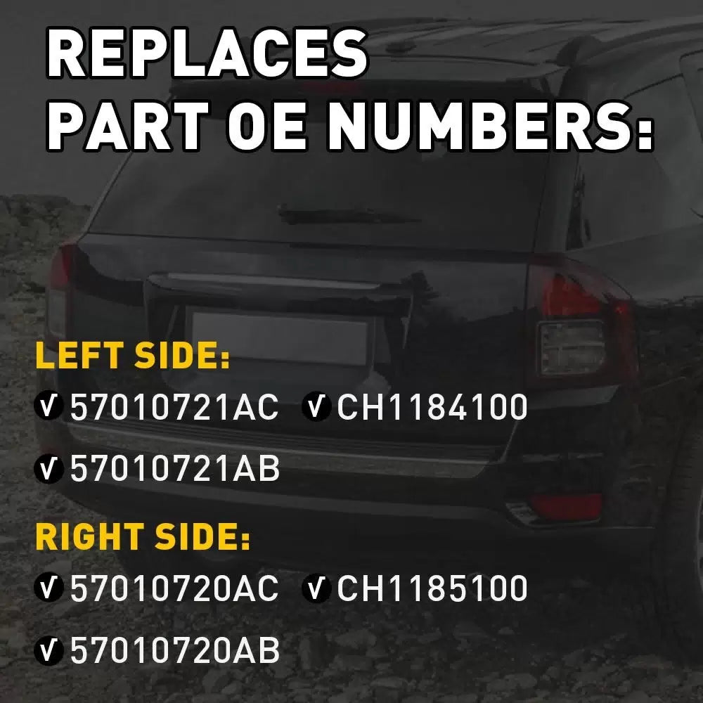 Bumper Reflector Light For Jeep Grand Cherokee Compass 2011-2018 Left/Right EOA 6B93BC-57 [6]