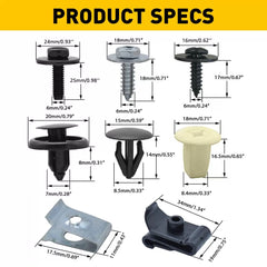 Bumper Splash Shield Hood Engine Push Screw Clip Rivet Trim 50x For Toyota Lexus 6B93BC-57 [2]