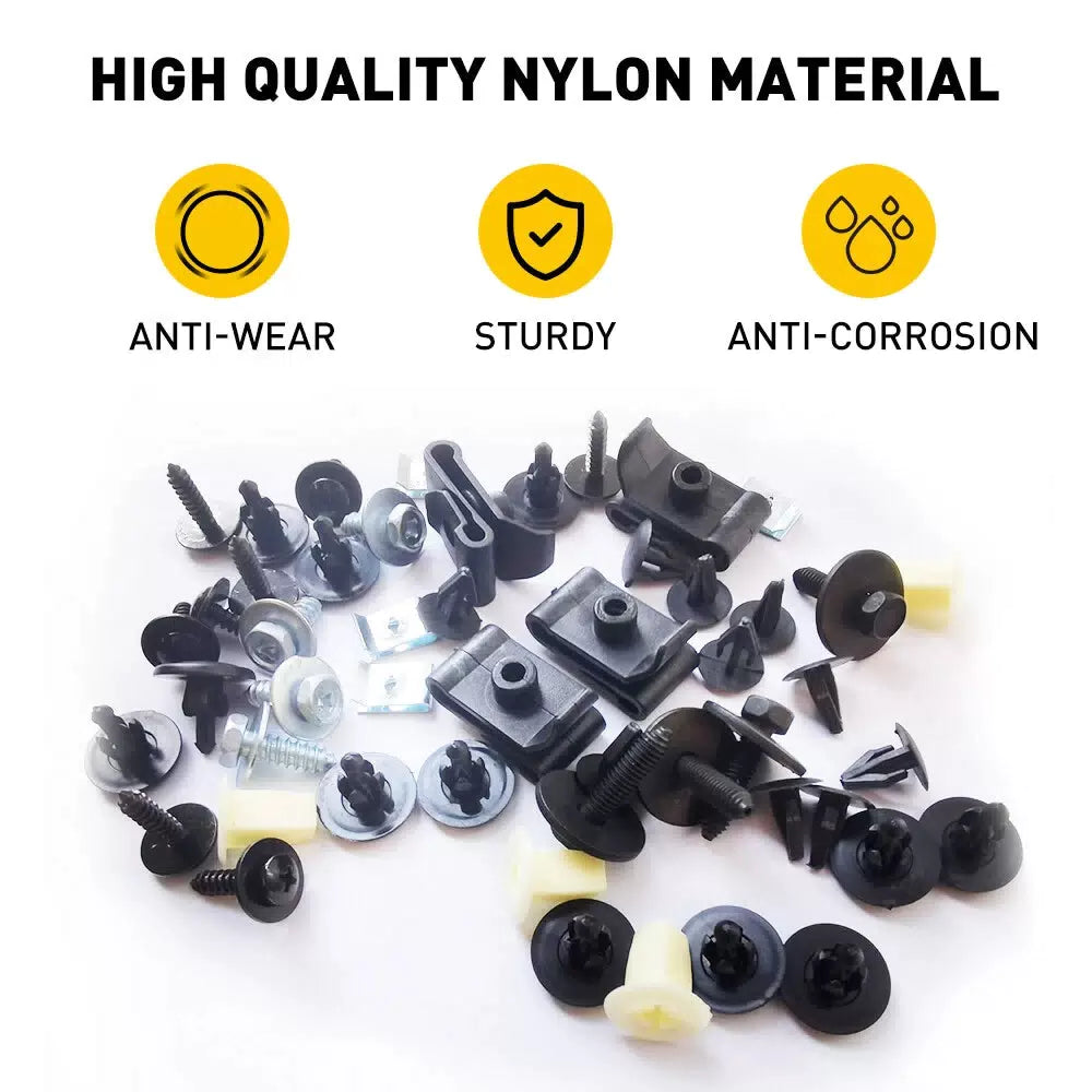 Bumper Splash Shield Hood Engine Push Screw Clip Rivet Trim 50x For Toyota Lexus 6B93BC-57 [3]