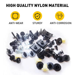 Bumper Splash Shield Hood Engine Push Screw Clip Rivet Trim 50x For Toyota Lexus 6B93BC-57 [3]