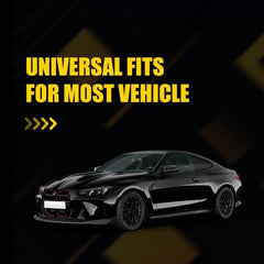 Car Hood Vent Scoop Louver Scoop Cover Decor Air Flow Intake Universal Black EOA 6B93BC-57 [2]
