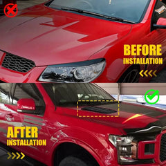 Car Hood Vent Scoop Louver Scoop Cover Decor Air Flow Intake Universal Black EOA 6B93BC-57 [4]