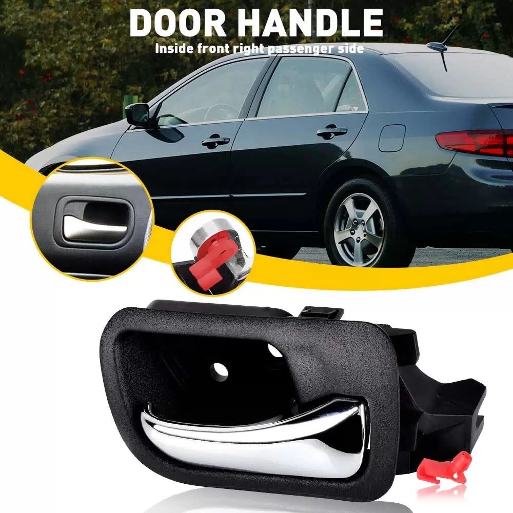 Car Interior Door Pull Front Handle Right Black For 2003-2007 Honda Accord 6B93BC-57 [2]