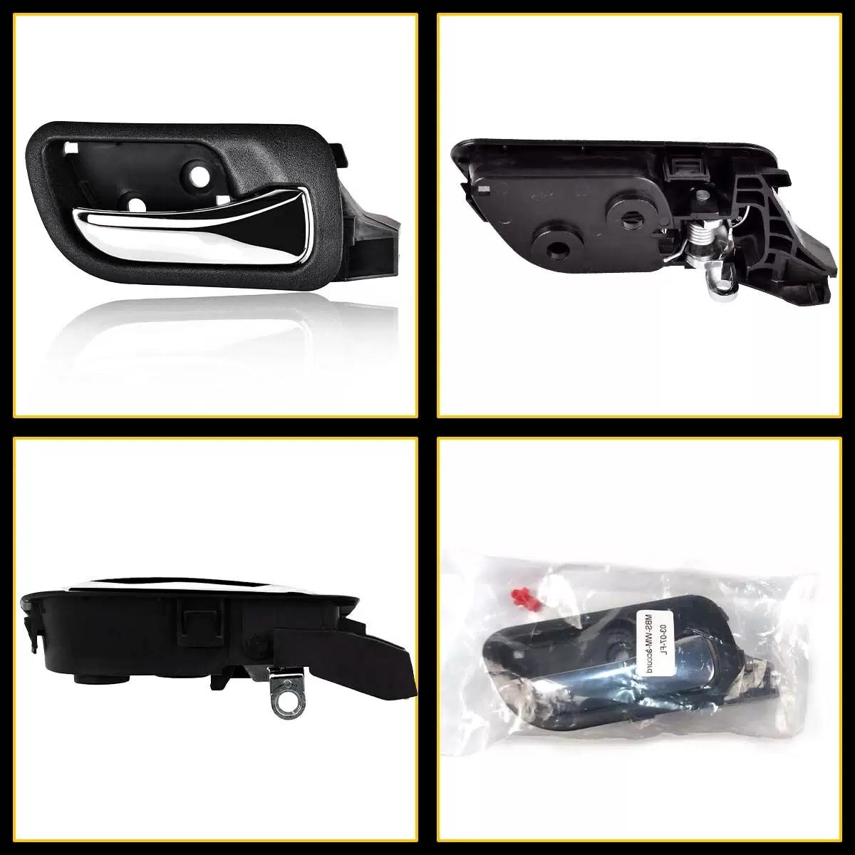 Car Interior Door Pull Front Handle Right Black For 2003-2007 Honda Accord 6B93BC-57 [7]