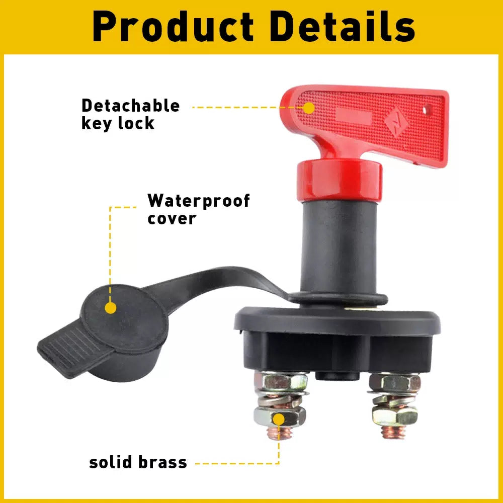 Car Racing Master Battery Disconnect Quick Cut/Shut Off Safety Kill Switch USEOA 6B93BC-57 [3]
