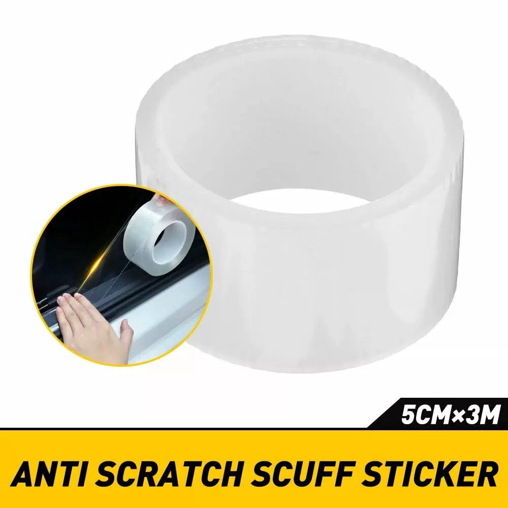Car Sticker Transparent DIY Door Sill Protector Edge Guard Strip Film Decal A 6B93BC-57 [10]