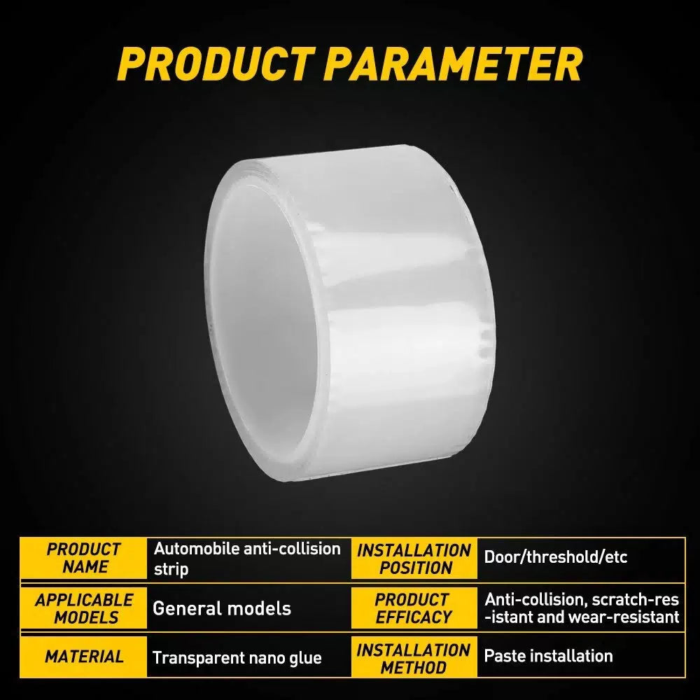 Car Sticker Transparent DIY Door Sill Protector Edge Guard Strip Film Decal A 6B93BC-57 [3]