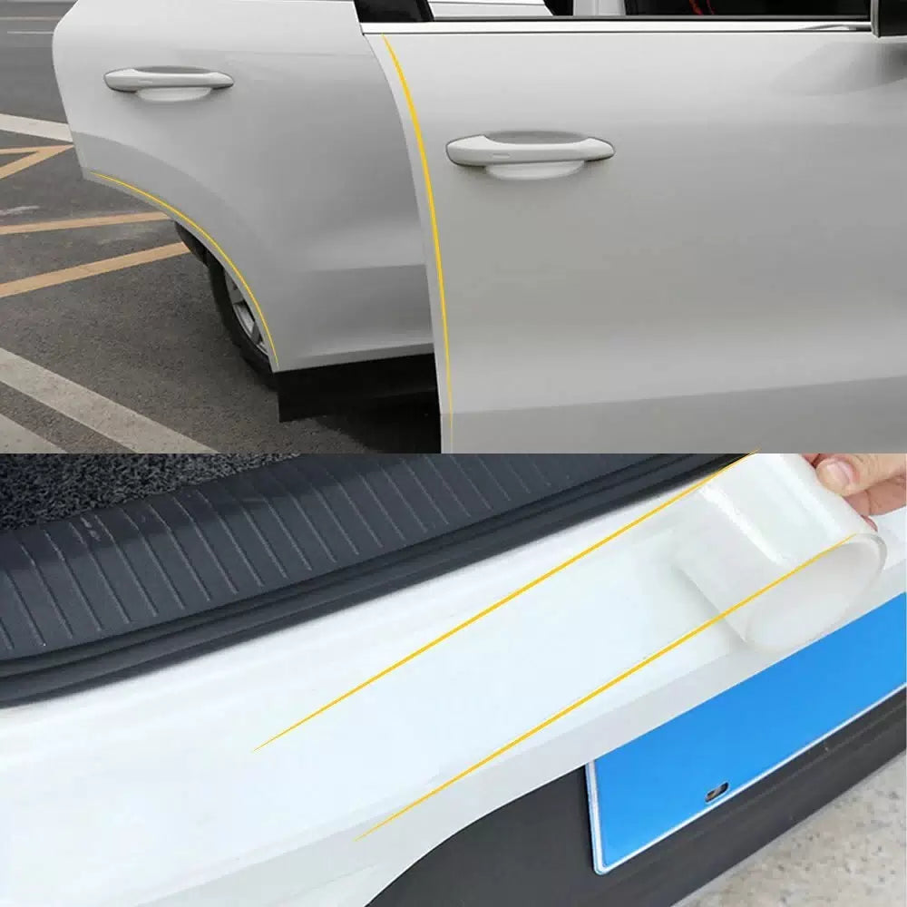Car Sticker Transparent DIY Door Sill Protector Edge Guard Strip Film Decal A 6B93BC-57 [8]