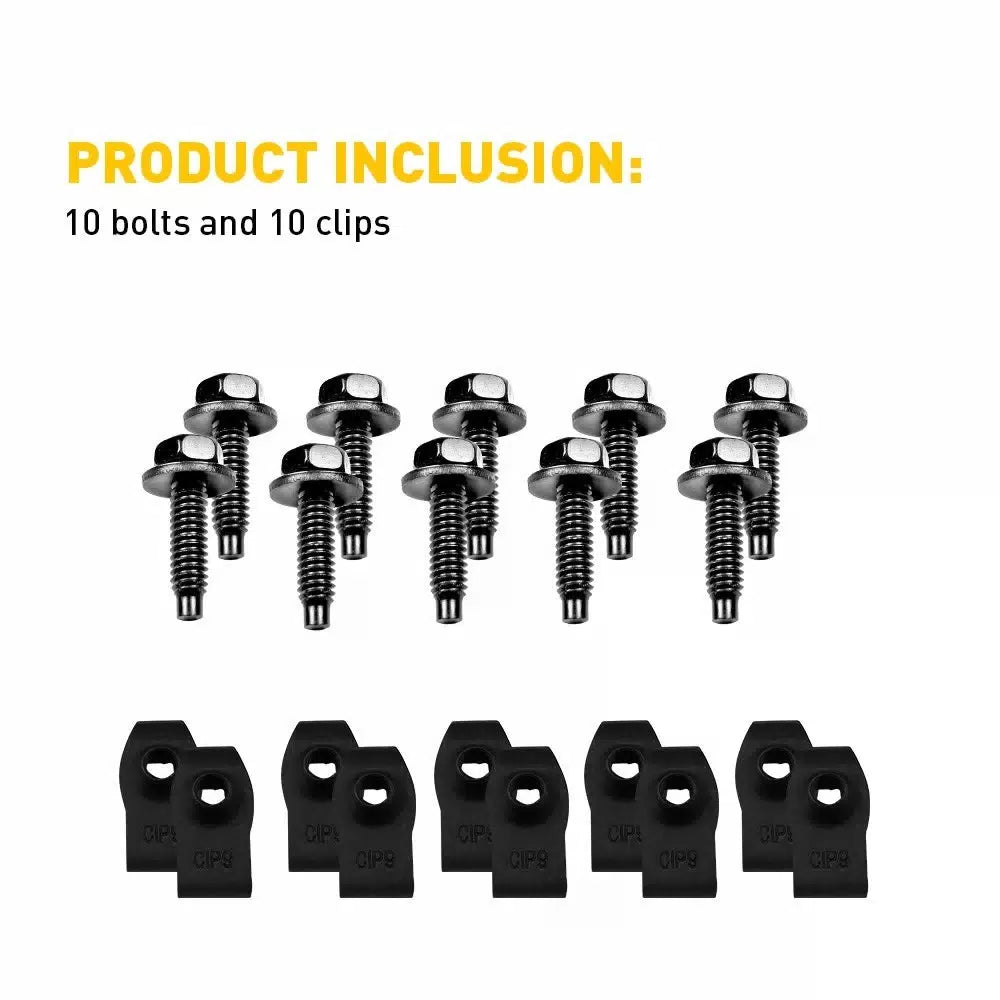 Car Truck Body Bolts U-nut Clips- 5/16-18 x 1-3/16"- 1/2" Hex- 40 pcs- #374 EA 6B93BC-57 [3]
