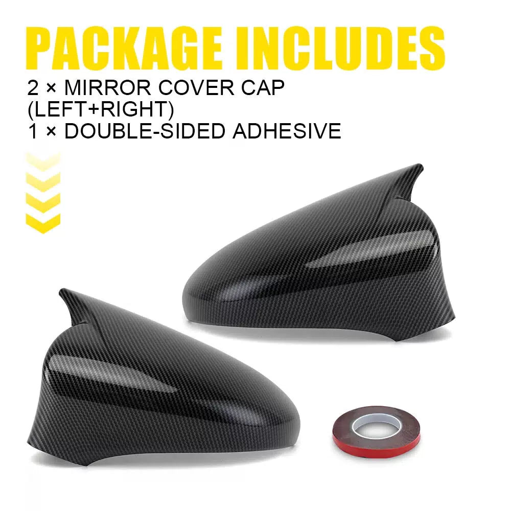 Carbon Fiber Black Mirror Cover Cap For Lexus IS200 IS250 IS300 IS350 2014-20 EA 6B93BC-57 [2]