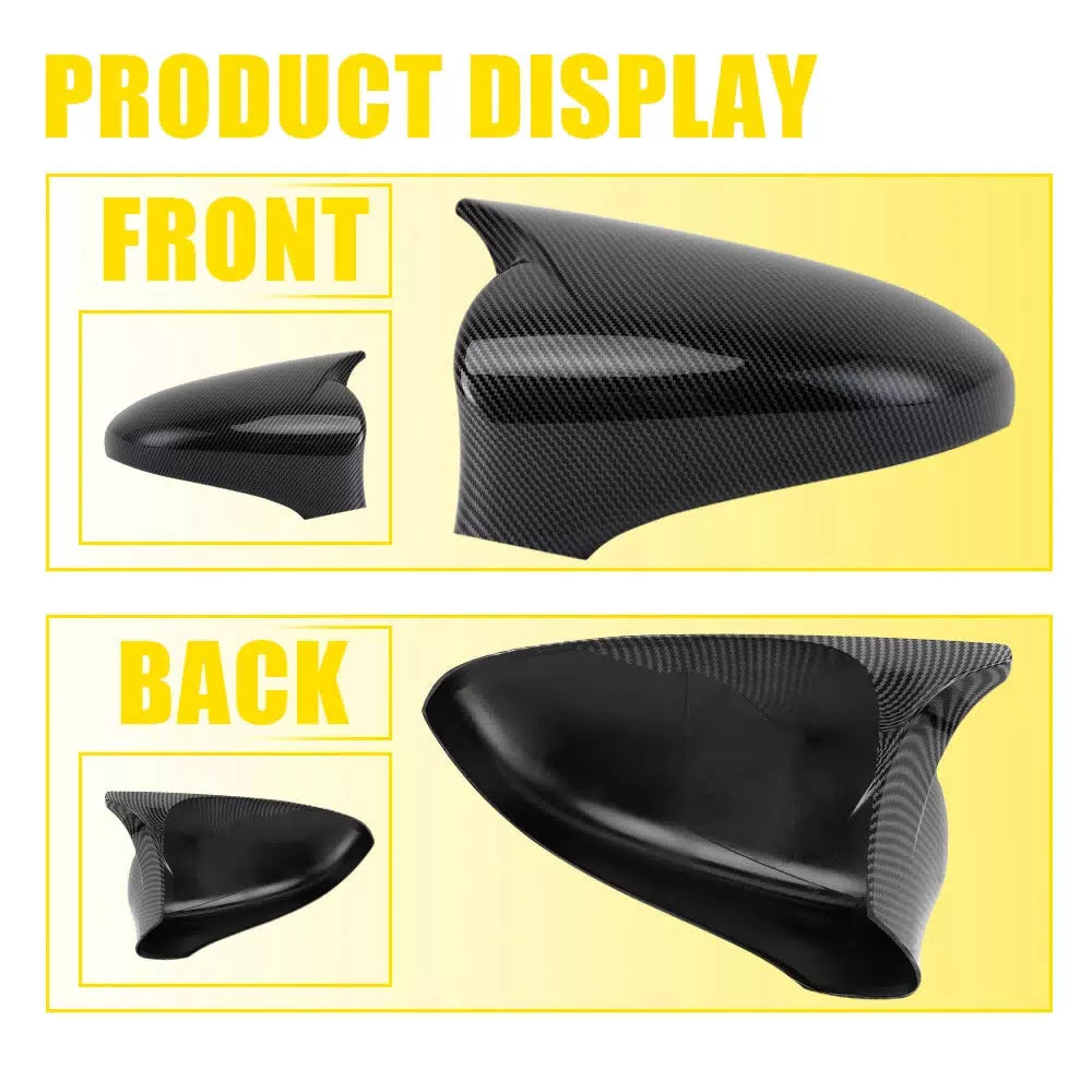 Carbon Fiber Black Mirror Cover Cap For Lexus IS200 IS250 IS300 IS350 2014-20 EA 6B93BC-57 [4]