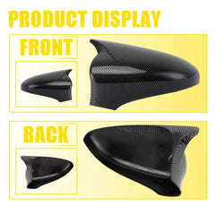 Carbon Fiber Black Mirror Cover Cap For Lexus IS200 IS250 IS300 IS350 2014-20 EA 6B93BC-57 [4]
