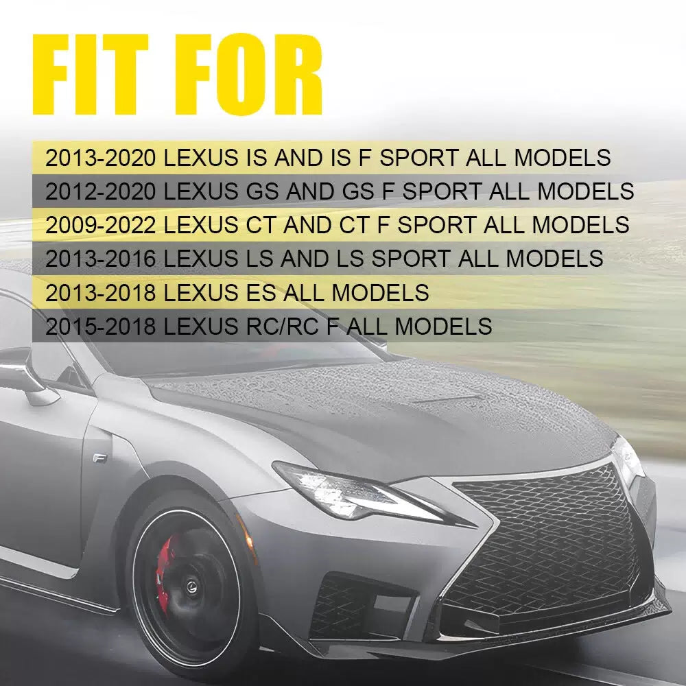 Carbon Fiber Black Mirror Cover Cap For Lexus IS200 IS250 IS300 IS350 2014-20 EA 6B93BC-57 [5]