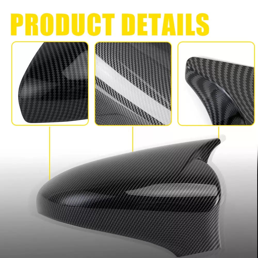 Carbon Fiber Black Mirror Cover Cap For Lexus IS200 IS250 IS300 IS350 2014-20 EA 6B93BC-57 [6]