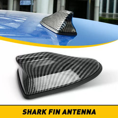 Carbon Fiber Car Roof Shark Fin Antenna Aerial AM/FM Signal Radio Aerial EOA 6B93BC-57 [1]