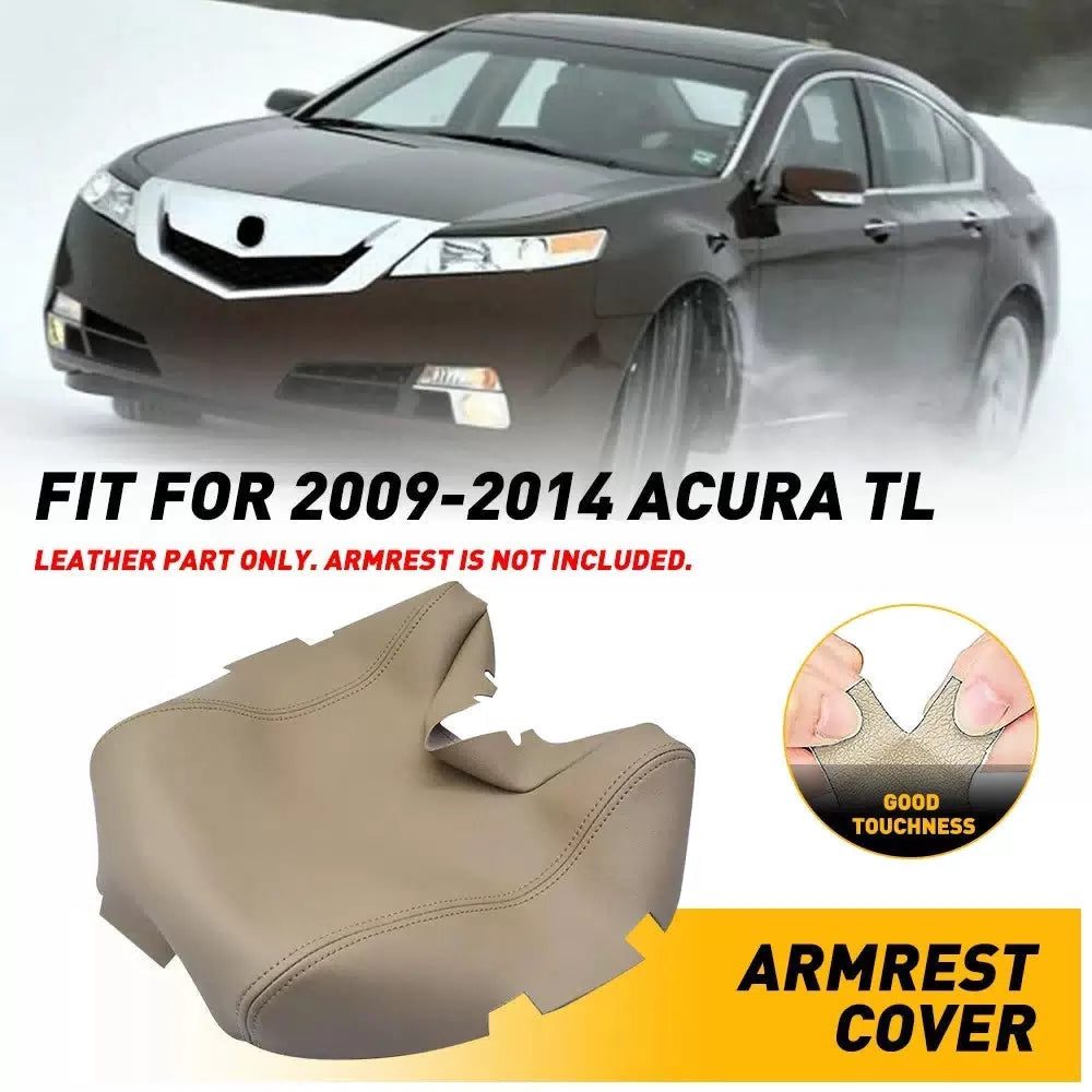 Center Console Lid Armrest Vinyl Cover Trim Taupe FOR 2009-2014 Acura TL A 6B93BC-57 [1]