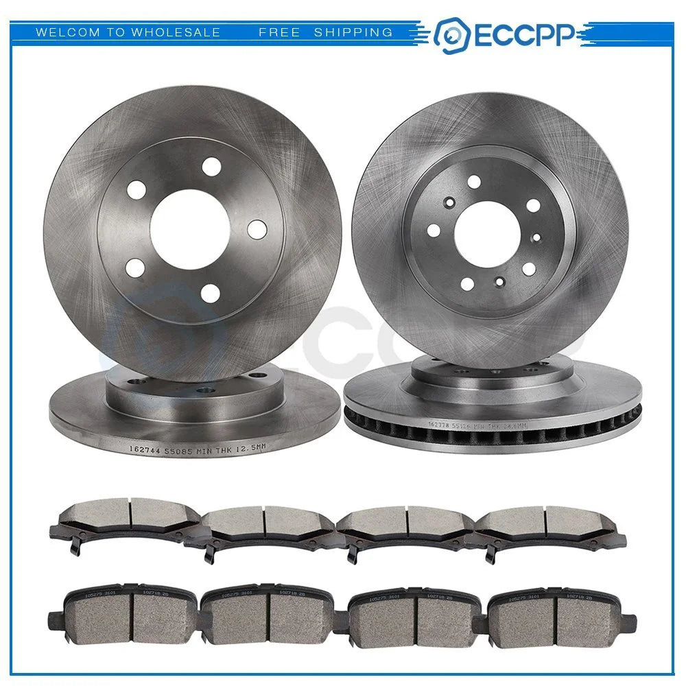 Ceramic Brake Pads And Rotors Front Rear For Chevrolet Impala 3.5L 3.6L 3.9L 6B93BC-57 [1]