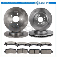 Ceramic Brake Pads And Rotors Front Rear For Chevrolet Impala 3.5L 3.6L 3.9L 6B93BC-57 [1]