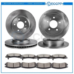 Ceramic Brake Pads And Rotors Front Rear For Chevrolet Impala Monte Carlo KOEEP [2]