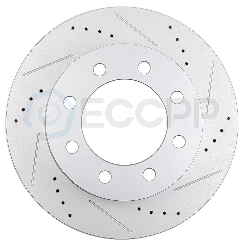 Ceramic Brake Pads And Rotors Front Rear For Dodge Ram 3500 SLT ST SXT Sport 6B93BC-57 [8]