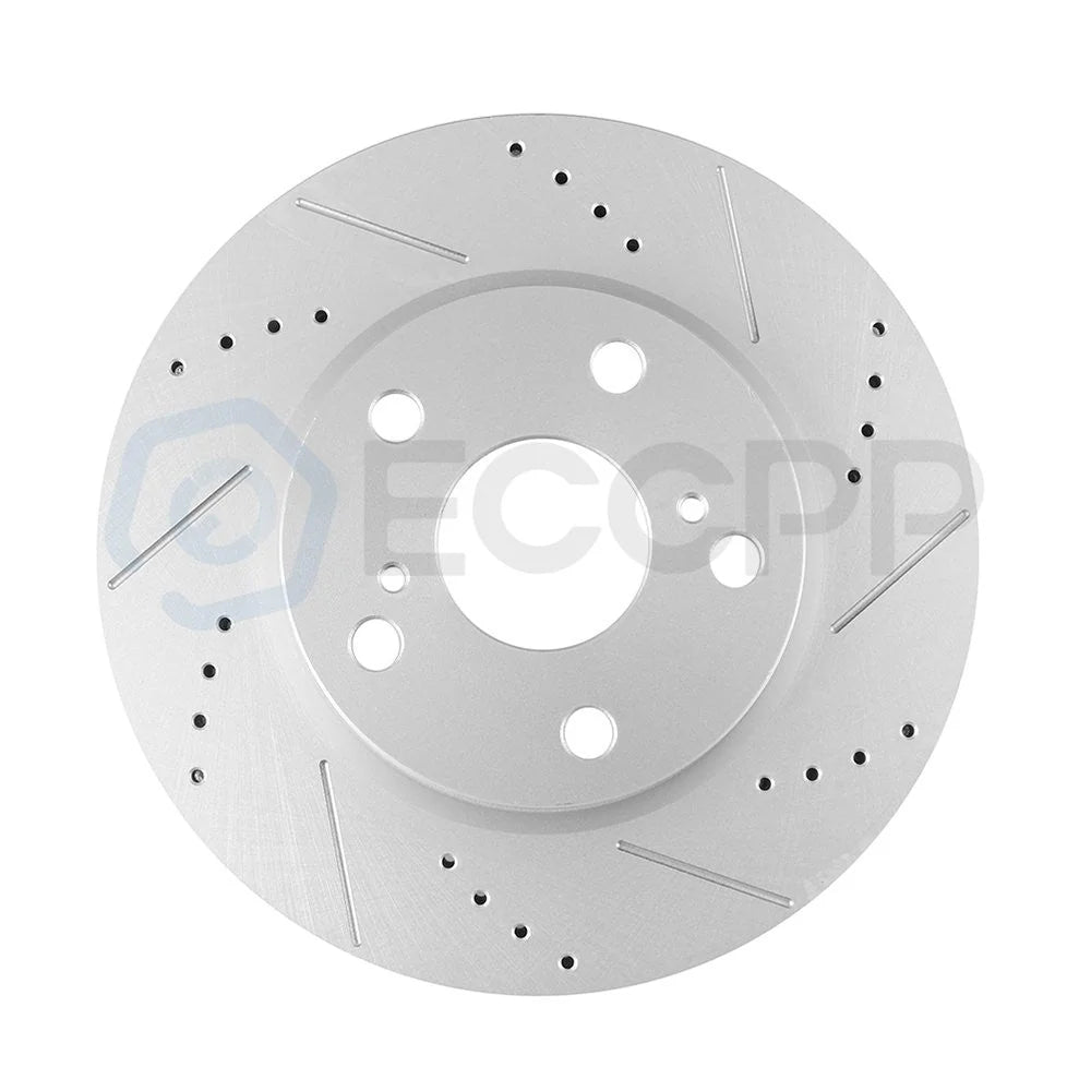 Ceramic Brake Pads And Rotors Front Rear For Toyota RAV4 Limited 2.5L 2011-2015 6B93BC-57 [5]