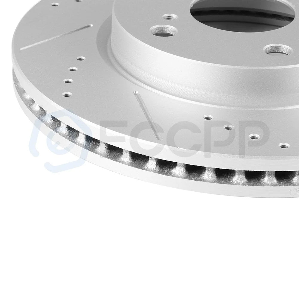 Ceramic Brake Pads And Rotors Front Rear For Toyota RAV4 Limited 2.5L 2011-2015 6B93BC-57 [6]