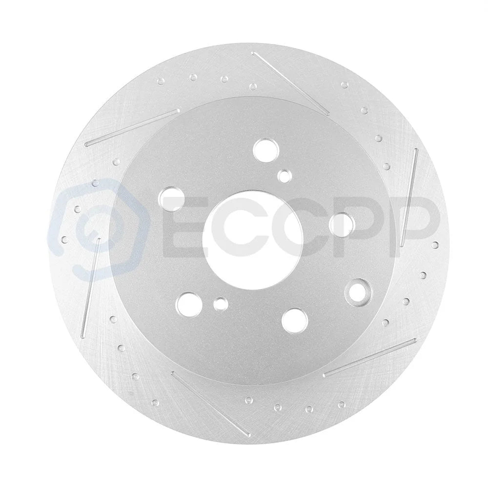 Ceramic Brake Pads And Rotors Front Rear For Toyota RAV4 Limited 2.5L 2011-2015 6B93BC-57 [8]
