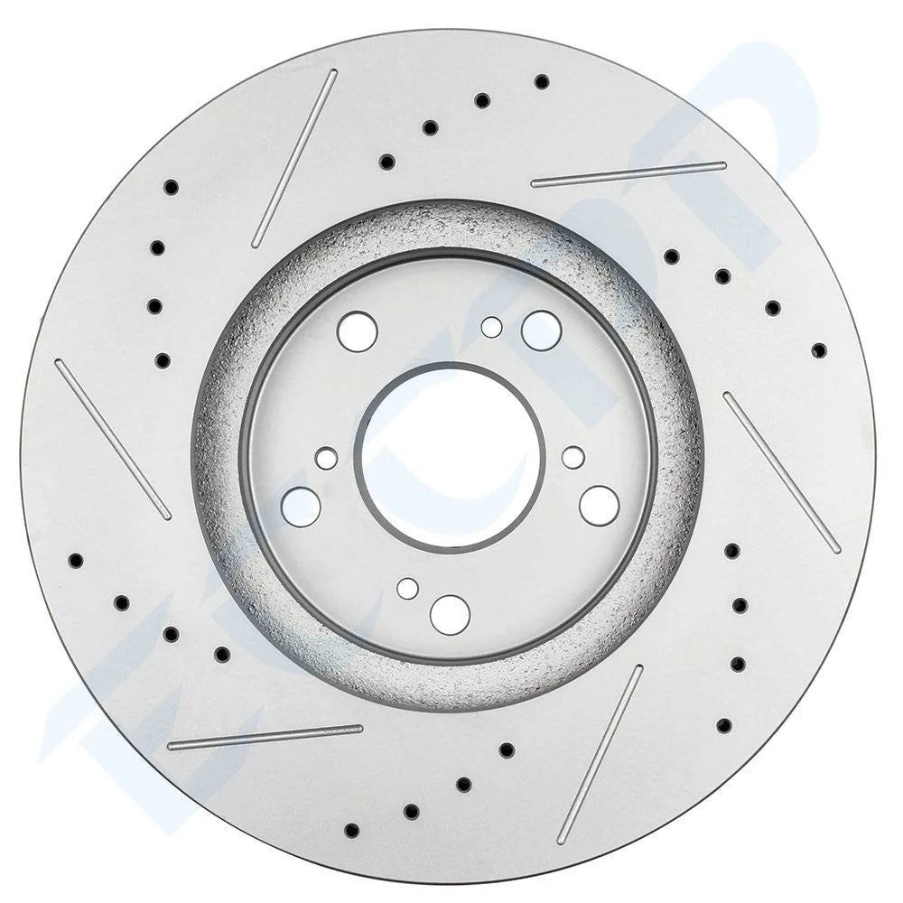 Ceramic Brake Pads And Rotors Front Rear Kit For Acura TL Type-S 1999 - 2003 KOEEP [7]