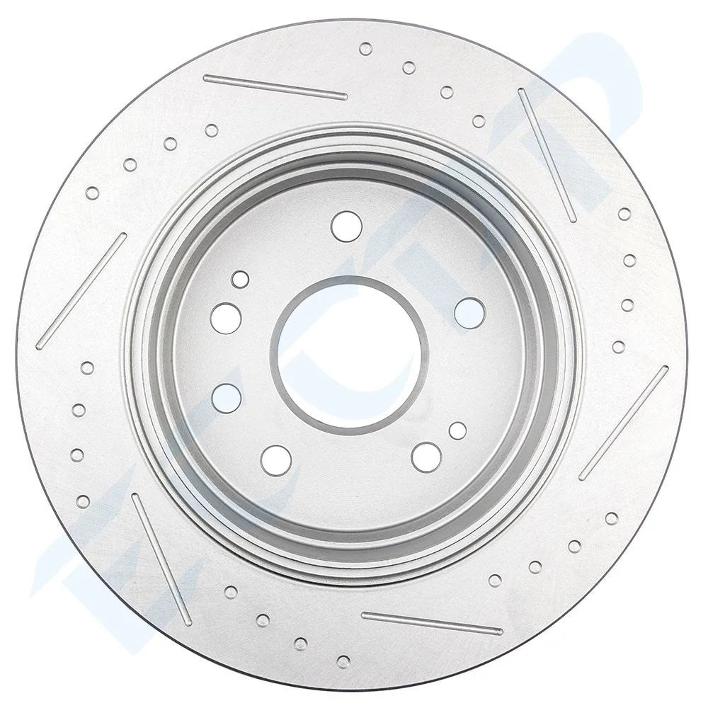 Ceramic Brake Pads And Rotors Front Rear Kit For Acura TL Type-S 1999 - 2003 KOEEP [8]