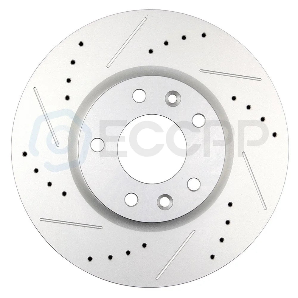Ceramic Brake Pads And Rotors Front & Rear For Mazda 6 Mercury Milan Ford Fusion KOEEP [4]