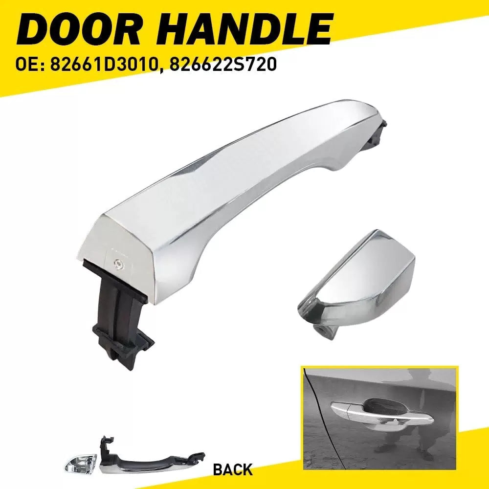 Chrome Exterior Door Handle Front Passenger Right for 2016-2021 Hyundai Tucson A 6B93BC-57 [11]