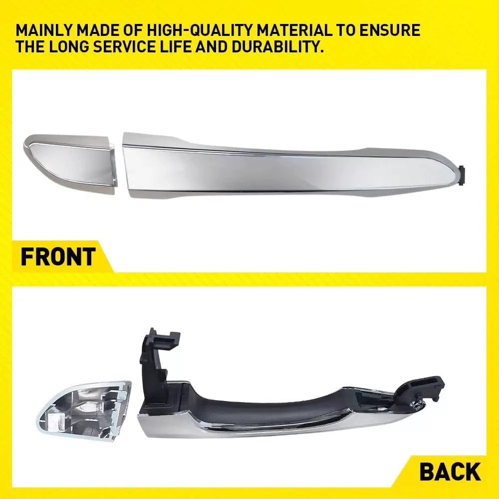 Chrome Exterior Door Handle Front Passenger Right for 2016-2021 Hyundai Tucson A 6B93BC-57 [3]