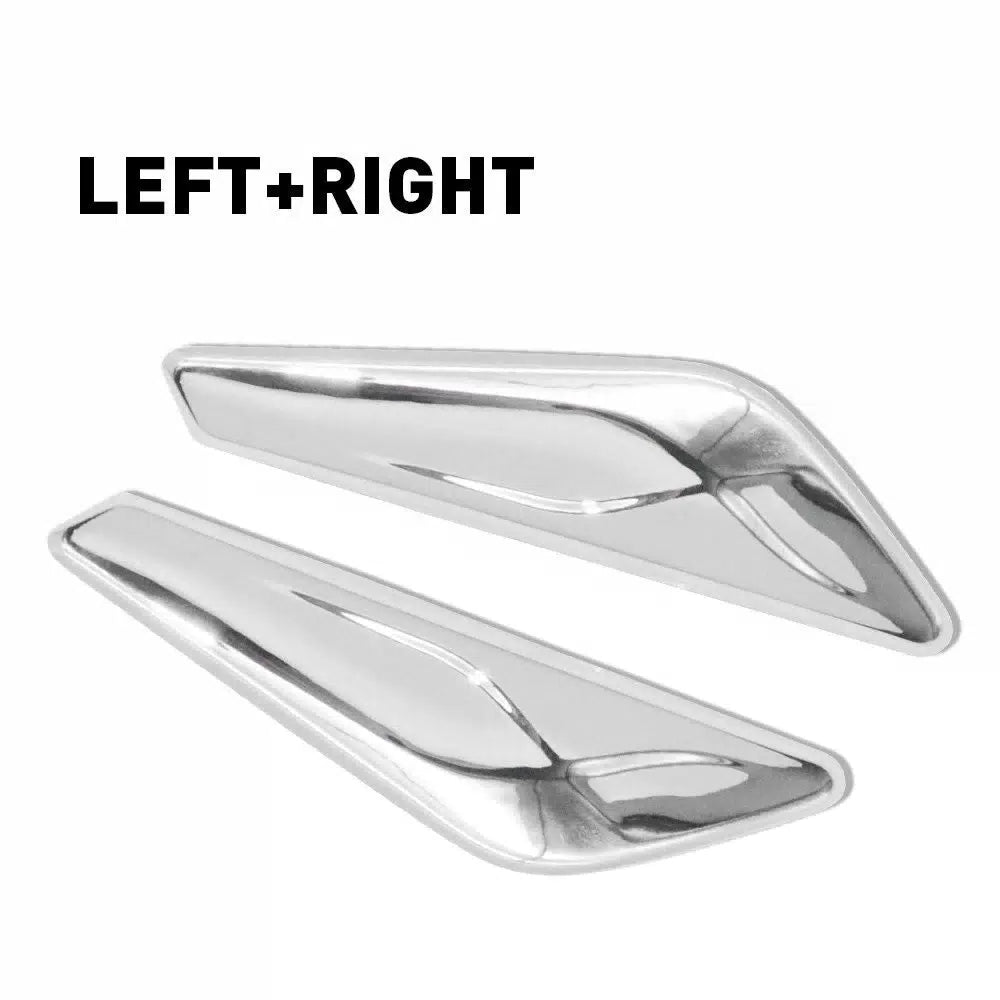 Chrome Fender Front Finisher Trim Right & Left Side for 13-18 BMW X3 X4 F25 F26 6B93BC-57 [11]