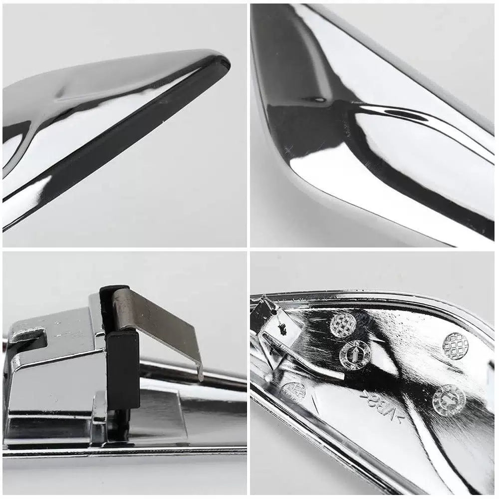 Chrome Fender Front Finisher Trim Right & Left Side for 13-18 BMW X3 X4 F25 F26 6B93BC-57 [7]