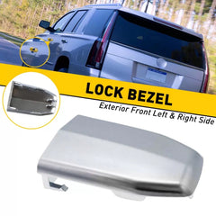 Chrome Front Door Handle Lock Cylinder Cover For 2015-2019 Cadillac Escalade EOA 6B93BC-57 [1]