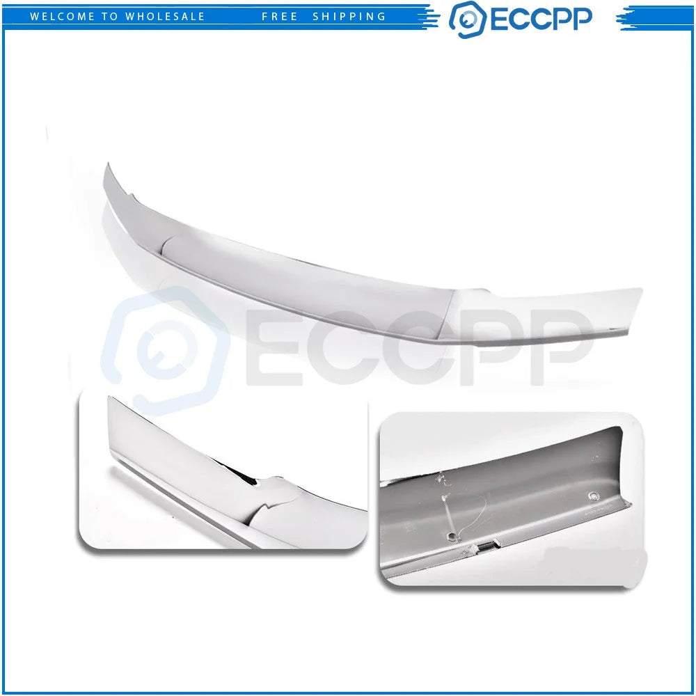 Chrome Hood Deflector Bug Shield For 2017+ Ford F250 F350 Super Duty KOEEP [1]