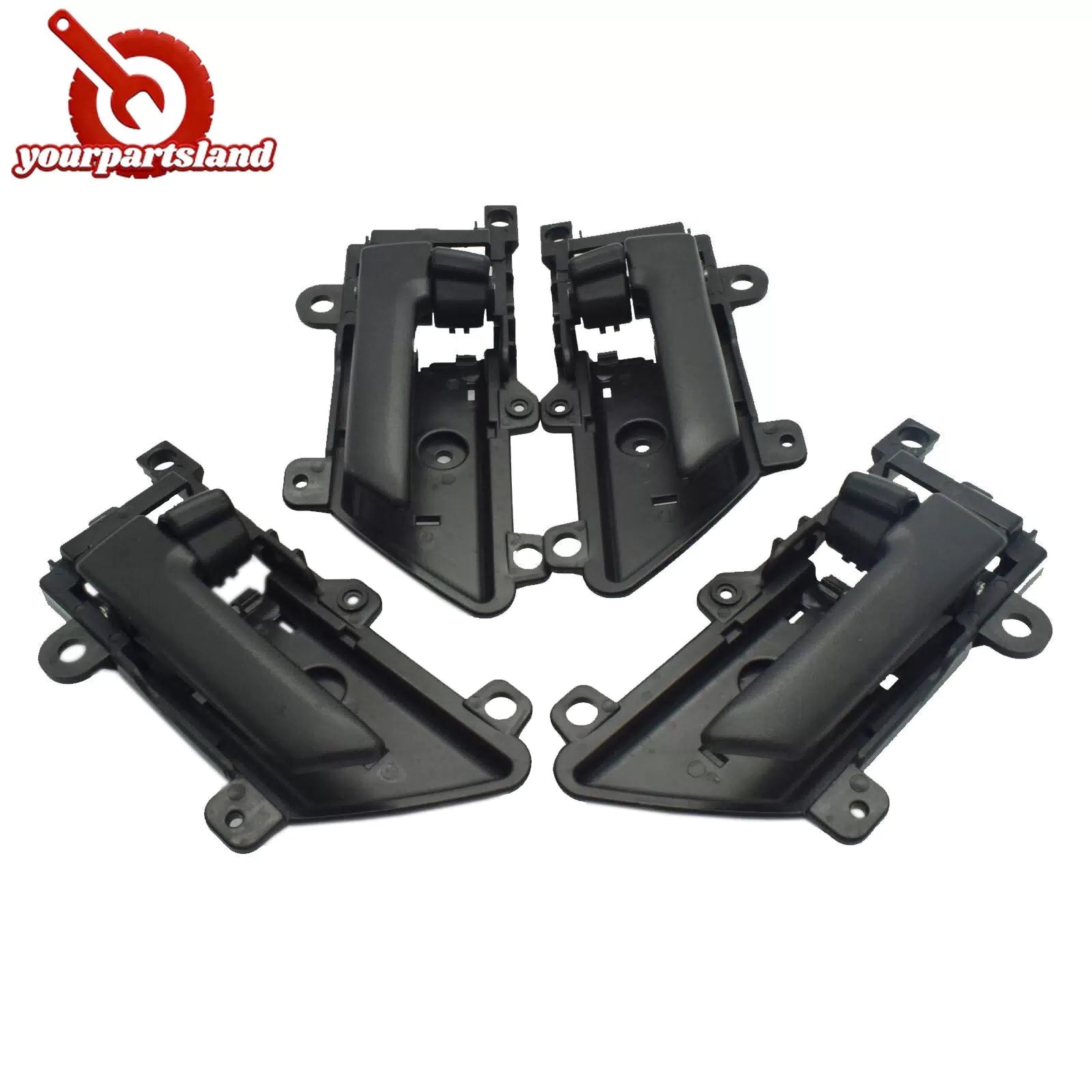 Chrome Outside Black Inside LH RH 8PC Door Handle for Hyundai Veracruz 2007-2012 6B93BC-57 [7]
