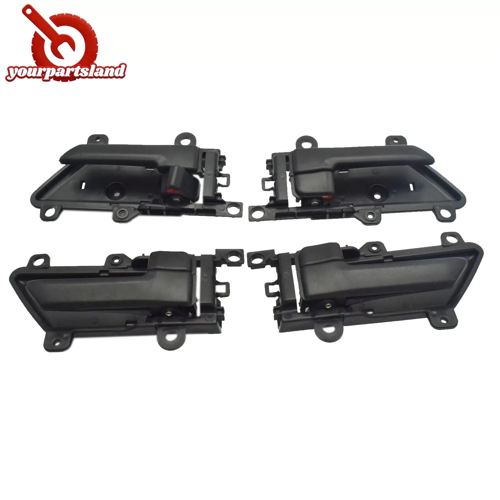 Chrome Outside Black Inside LH RH 8PC Door Handle for Hyundai Veracruz 2007-2012 6B93BC-57 [8]