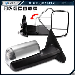 Chrome Power Heated Signal Tow Mirrors For 02-08 Dodge Ram 1500 03-09 2500 3500 6B93BC-57 [1]