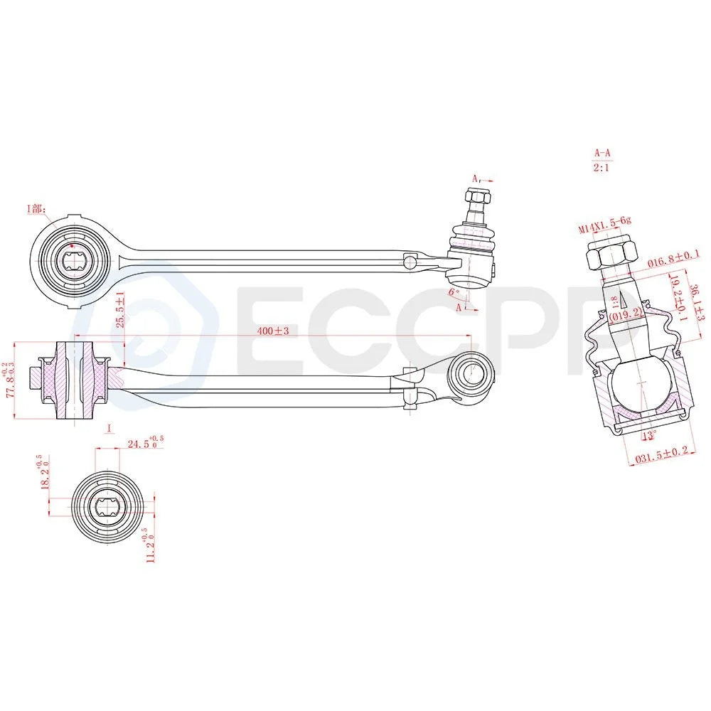 Complete 12 Upper Lower Control Arms For 05-09 Dodge Charger & Magnum 2WD 6B93BC-57 [2]