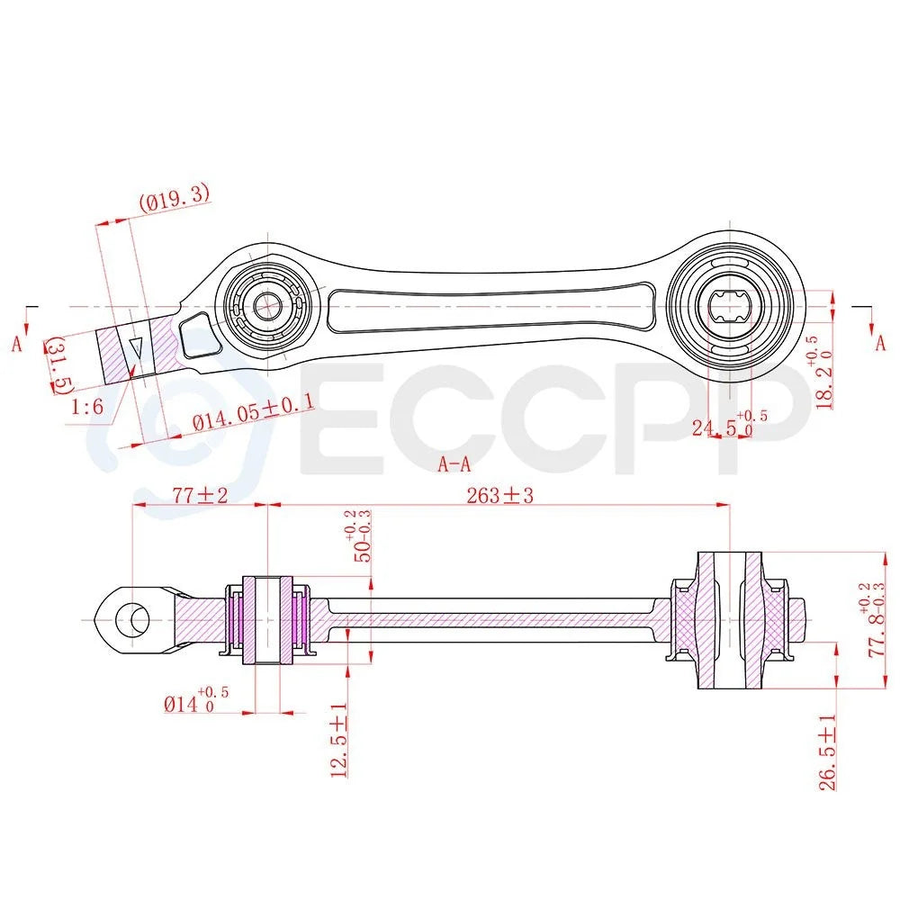 Complete 12 Upper Lower Control Arms For 05-09 Dodge Charger & Magnum 2WD 6B93BC-57 [3]