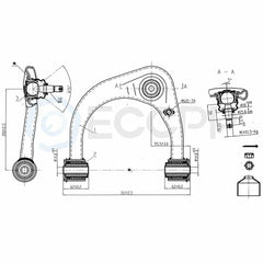 Complete Front 10pc Suspension Kit for 2003-2009 Lexus - Excludes Kinetic 6B93BC-57 [3]