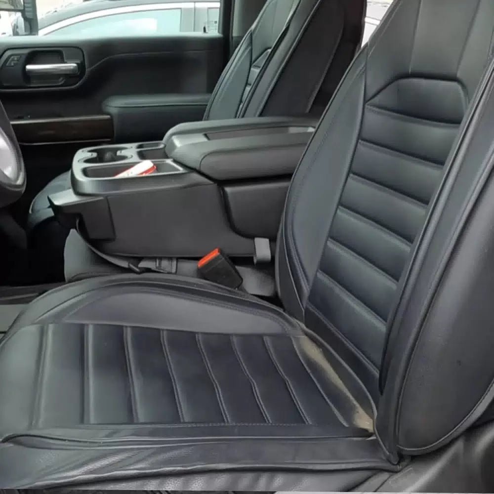 Console Lid Armrest Cover Pad For 2019-24 GMC Sierra Chevy Silverado Jump Seat A 6B93BC-57 [10]