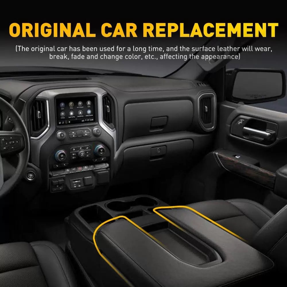 Console Lid Armrest Cover Pad For 2019-24 GMC Sierra Chevy Silverado Jump Seat A 6B93BC-57 [8]