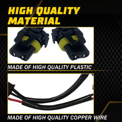 Conversion Wire 9003 H4 TO 9005 9006 Two Harness Head Light Adapter Plug Play EA 6B93BC-57 [4]
