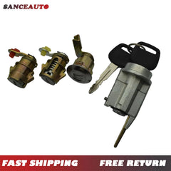 D2191608 Ignition Door Locks & Gas Lock 2 Keys For Toyota Pickup Truck 1992-1995 6B93BC-57 [1]