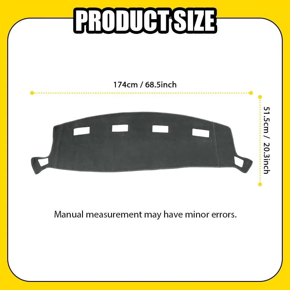 Dash Cover Mat Dashboard Pad Gray For 2002 03 04-2008 Dodge Ram 1500 2500 3500 A 6B93BC-57 [9]